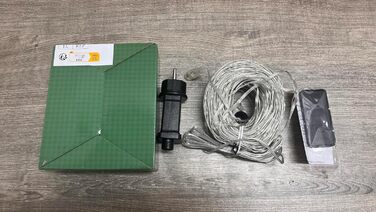 Казкові ліхтарі на відкритому повітрі з вилкою, 50M 500 світлодіодних казкових ліхтарів у приміщенні з пультом дистанційного керув