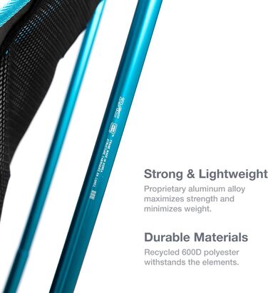 Крісло Helinox Sunset Завдяки своїй подовженій конструкції це крісло може бути найкращим поєднанням місця для зберігання, комфорту та підтримки (чорне кишені)