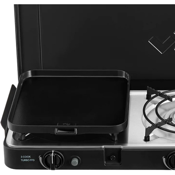 Гриль - Портативні грилі - Поверхня для приготування їжі з нержавіючої сталі - У комплекті захисний чохол - Кемпінг - Обов&39язкові речі для барбекю 3 Cook Turbo FFD 50mBar, 3 Cook Turbo FFD Deluxe - 50mBar -