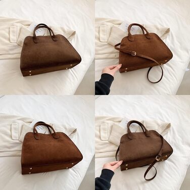 Замшева сумка, замшевий оверсайз для жінок, повсякденна сумка через плече, сумка через плече бродяги, сумочка модна, розкішна, гам