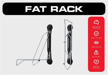 Настінне кріплення для велосипеда Steadyrack - Fat Rack - вертикальне настінне кріплення для велосипеда як рішення для зберігання вашого будинку, гаража або велосипедного парку