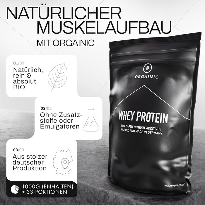 Протеїн ORGAINIC Organic Whey Protein Powder, 1000 г