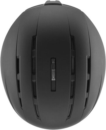 Міцний, ефективно вентильований лижний шолом для чоловіків та жінок з індивідуальним регулюванням розміру. Чорний матовий 58-62 см