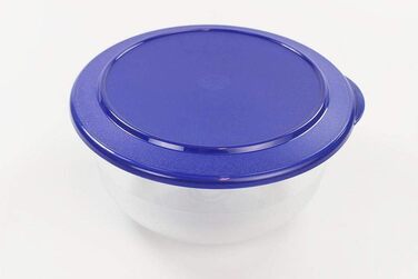 Настільний контейнер TUPPERWARE Table Pearl 2.1 л без обідка з кришкою середнього синього кольору Classic Royal
