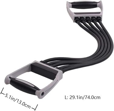 Еспандер для грудей Abaodam, пружинний тренажер, фітнес-обладнання, еластичний розвиваючий елемент для грудей