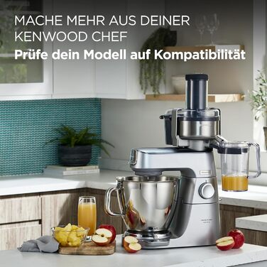 Професійна соковижималка Kenwood AT641 для кухонного комбайна Cook Chef KM 070, нержавіюча сталь, 20 х 27 х 31 см