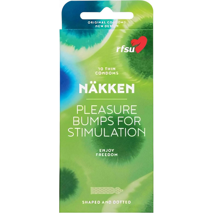 Анатомічні презервативи з виступами (виступами задоволення) для більшої пристрасті, 1 x 10 шт.