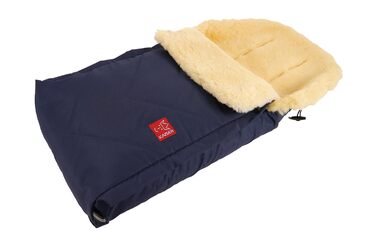 Муфта для ніг 'Dublas з натурального хутра, колір темно-синій, 6510322 -