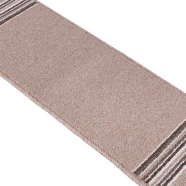 Килимки для сходів CAMILSON Нековзні килимові накладки для використання всередині та зовні приміщень Сходинки для домашніх тварин (Набір з 13 шт., бежева лінія)