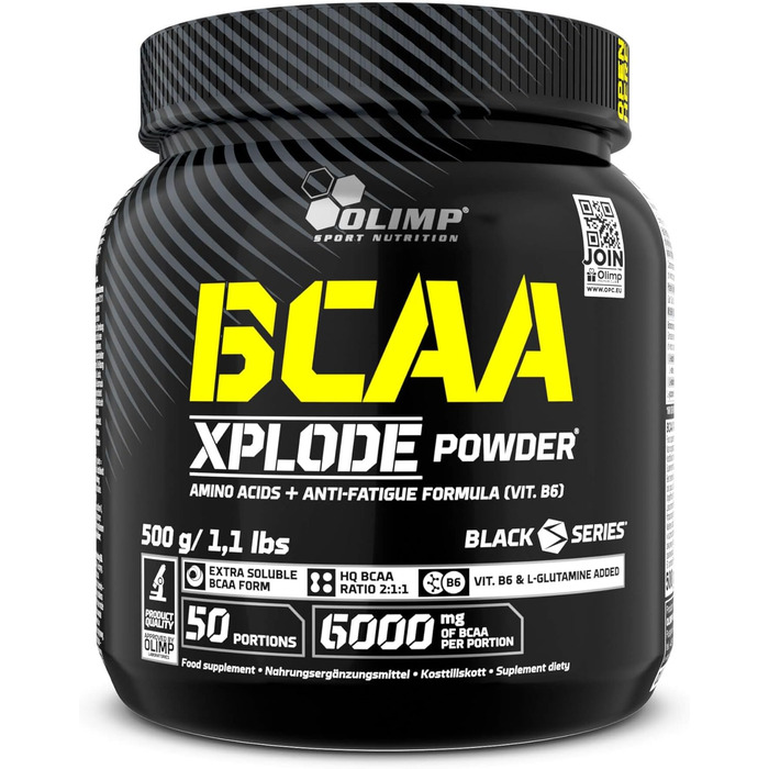 Високоякісні амінокислоти OLIMP BCAA Xplode Powder, фруктовий пунш, 500 г
