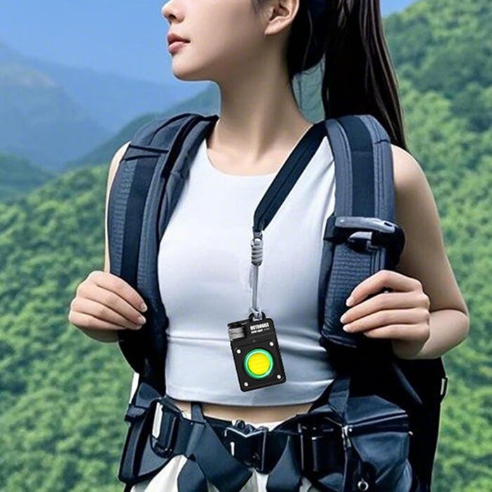 Ліхтарі для кемпінгу, світлодіодний ліхтарик та ліхтарик 3500 лм з акумуляторною батареєю 3000 мАг, регульована яскравість для кемпінгу, походів, аварійного відключення живлення (ЧОРНИЙ) Чорний