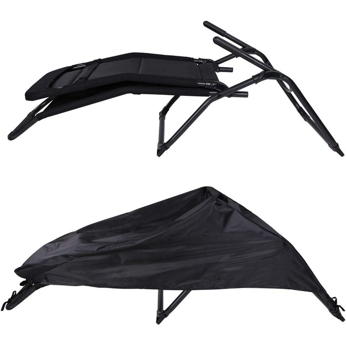 Ваш садовий шезлонг GEAR Lettino 3D, шезлонг для сауни з подушкою, шезлонг із швидковисихаючим 3D-сітчастим чохлом і чохлом для за