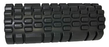 Ролик для масажу та фасції Dittmann преміум-класу, ідеально підходить для фітнесу, йоги, пілатесу, розтяжки та реабілітаційної терапії - підходить для чоловіків, жінок та дітей - чорний