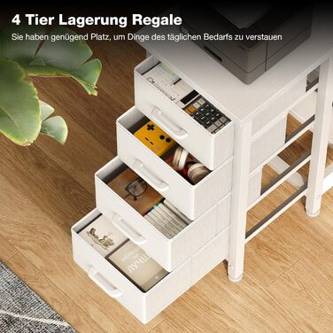 Кутовий письмовий стіл Coleshome, 100x70 см, L-подібний стіл з 4 шухлядами, двосторонній комп&39ютерний стіл для офісу, кабінету, спальні, білий 100 70 см