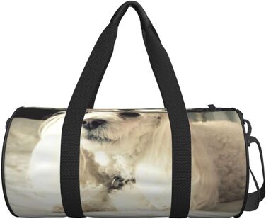 Спортивна дорожня сумка Французький пудель, унісекс, велика спортивна сумка-мішок