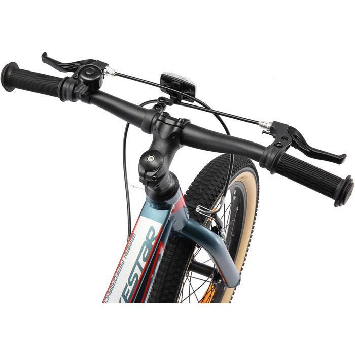 Дитячий алюмінієвий гірський велосипед BIKESTAR з V-подібними гальмами для дівчаток та хлопчиків віком від 5 років 18-дюймовий дитячий гірський велосипед БЕЗРИЗИКОВИЙ ПРОБНИЙ ВИПРОБУВАННЯ Бензин