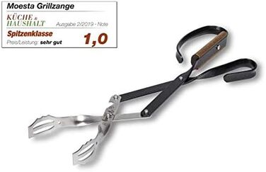 Щипці для барбекю V-Tong 51 см - Щипці для сервірування з дерев'яною ручкою - Багатофункціональні щипці для м'яса з відкривачкою 5