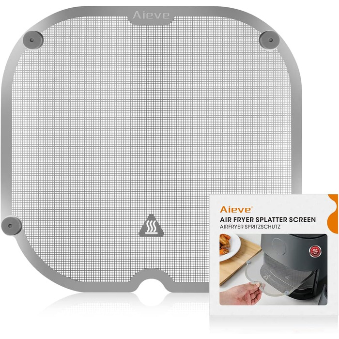 Захист від бризок у фритюрниці Aieve, захист від бризок у фритюрниці, аксесуар для фритюрниці, сумісний із фритюрницею Cosori 4.7 л/Ninja Speedi ON400UK фритюрницею для фритюрниці 4.7 л