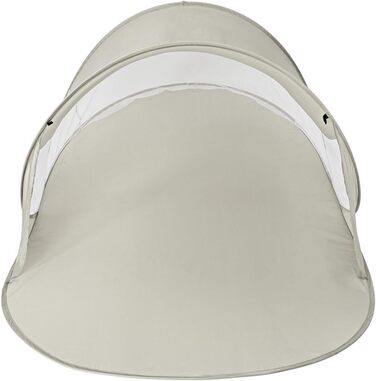 Висувний пляжний навіс tectake 245x145x95 см із захистом від ультрафіолету - Різні кольори - Сірий 401677