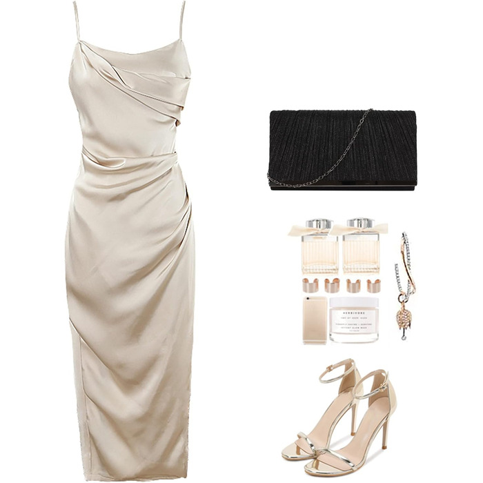 Чорний клатч з блискітками та знімним ланцюжком для вечірки, весілля, балу або урочистого заходу 06152