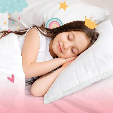 Дитяча подушка Vitapur 40x60 з піни з пам'яттю - Ергономічна дитяча подушка для спокійного сну - Гіпоалергенна подушка для алергік