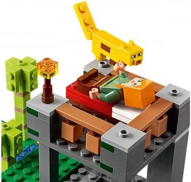 Конструктор з фігурками Алекса та тварин, іграшки для дівчаток і хлопчиків від 5 років, 21158 Minecraft The Panda Nursery