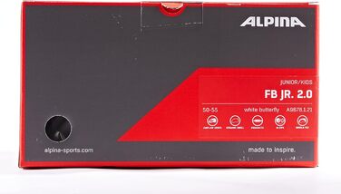 Амортизуючий, Легкий та Міцний Велосипедний Шолом З Модернізованим Світлодіодом Для Дітей Білий Метелик 50-55 см Одинарний, 2.0 -