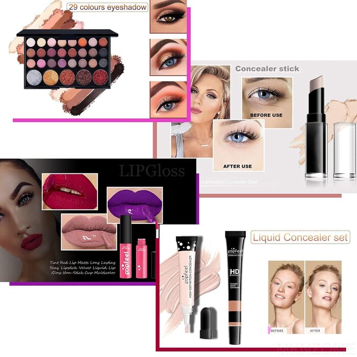 Набір косметики MKNZOME Schminkkoffer (27 предметів)