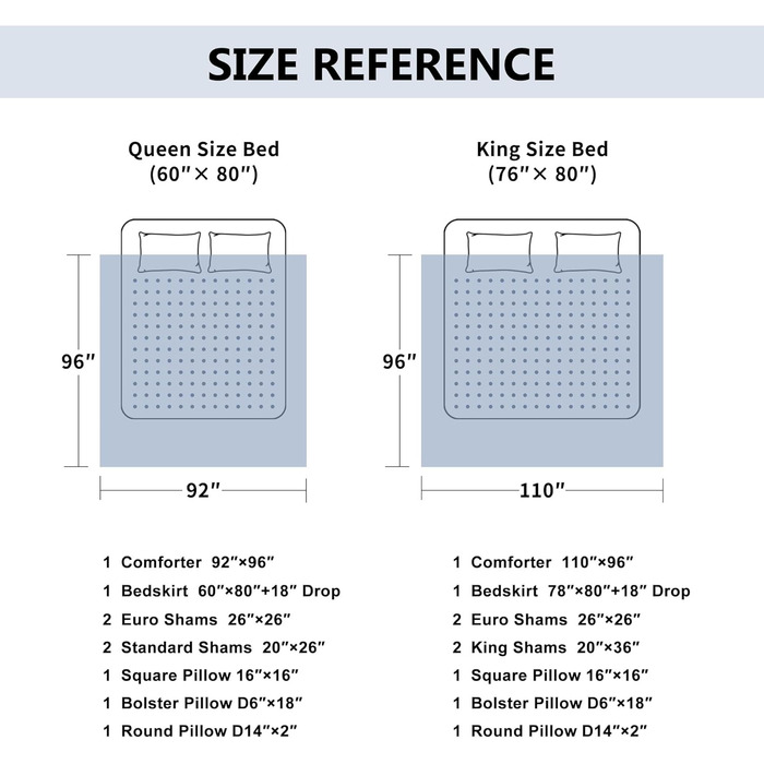 Комплект розкішної жакардової постільної білизни Loom and Mill 9 предметів для двоспальних ліжок, європейський квітковий дизайн, у