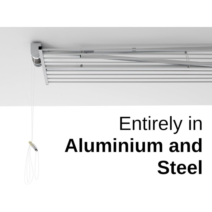 Стельова вішалка Foxydry Mini, вертикальна вішалка для одягу, складна з алюмінію та сталі 152x54x25 см 152 см Білий