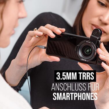 �DE SmartLav мікрофон для смартфона з роз'ємом TRRS для мовлення, кіновиробництва, створення контенту, запису голосу на місці та в