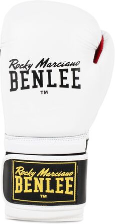 Боксерські рукавички BENLEE Rocky Marciano Sugar Deluxe, білі, 14 унцій