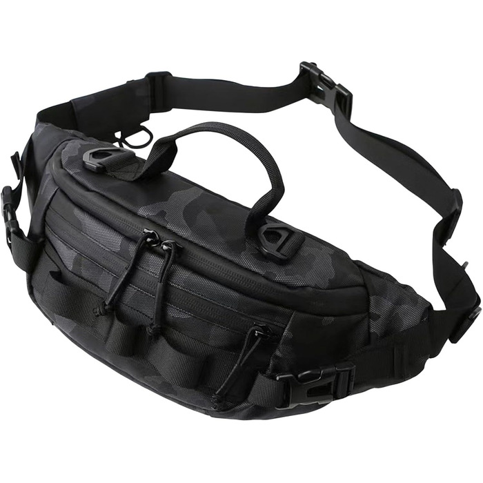 Рибальська поясна сумка, поясна сумка для риболовлі нахлистом - водонепроникна рибальська сумка з поясним поясом Портативна сумка для риболовлі нахлистом Аксесуари для активного відпочинку для чоловіків, жінок, камуфляж