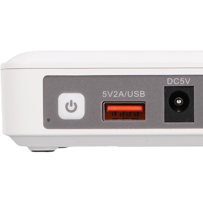 Міні UPS для роутера/модему 7500mAh з резервним живленням, DC 12V/9V, 24W, USB-A вихід (2A), для дому та офісу (EU-штекер)