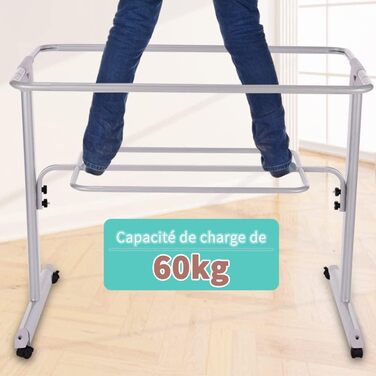 Дитяче ліжечко Supfine Cododo, ліжко 3-в-1 з матрацом та москітною сіткою, регульована висота, мобільна колиска для новонароджених/немовлят, Calidoo з кошиком для зберігання (92 x 58 x 70-87 см, сірий колір), YE360461 сірий 92x58x70-87 см