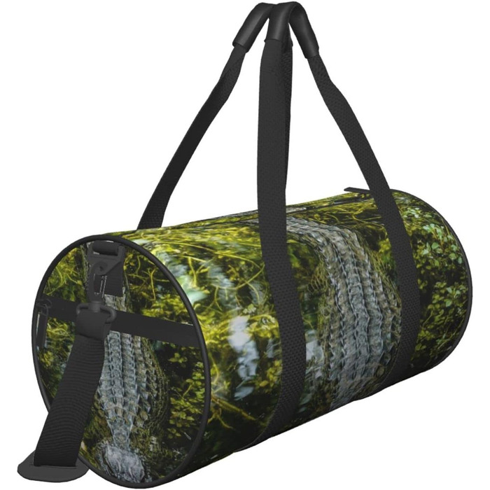 Дорожня сумка-циліндр з крокодилячим принтом, спортивна сумка для чоловіків та жінок, сумка-мішок, спортивна дорожня сумка