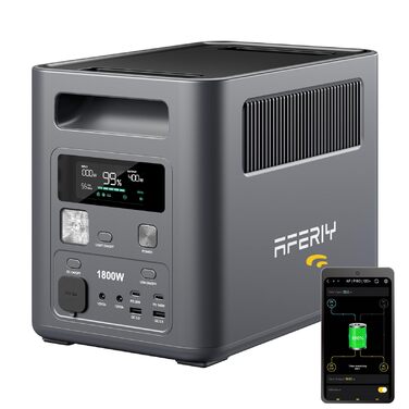 Вт 1024 Втгод), 1800W Tragbare Powerstation, 1024Wh LiFePO4 & 1Std Schnellladung Solargenerator, &lt10ms USV, 9 Ausgnge, mit APP, BMS, Reine Sinuswelle 230V, fr Outdoors Camping/RV/Garten/Notfall 2026 Neue P180 (1800