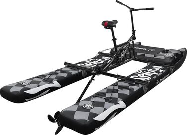 Надувний човен для риболовлі, педальний каяк Spatium, водний велосипед, 200 кг, чек