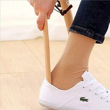 Взуття ріжок - дерев'яний ріжок для взуття ріжок для взуття з підвісною мотузкою, дерев'яний ріжок для взуття буковий ріжок для вз