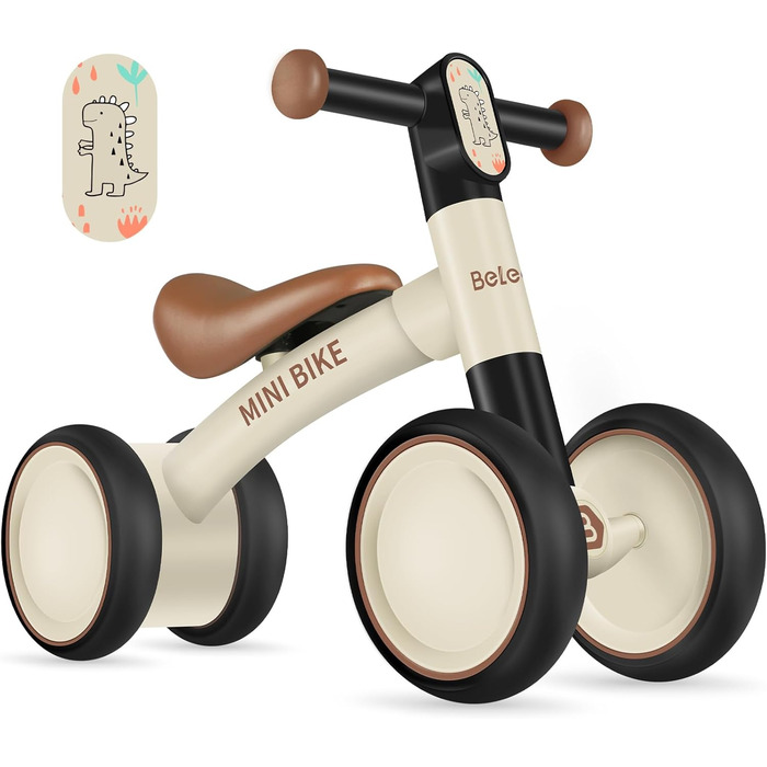 Дитячий балансовий велосипед від 1 року, балансовий велосипед для дитини 10-24 місяців, балансовий велосипед без педалей з 4 колес