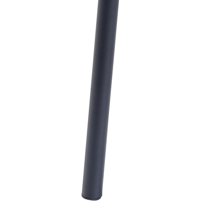 Журнальний столик Sula, круглий декоративний столик, журнальний столик, тумбочка, металевий столик для вітальні з 3 ніжками, 45xØ40см, чорний