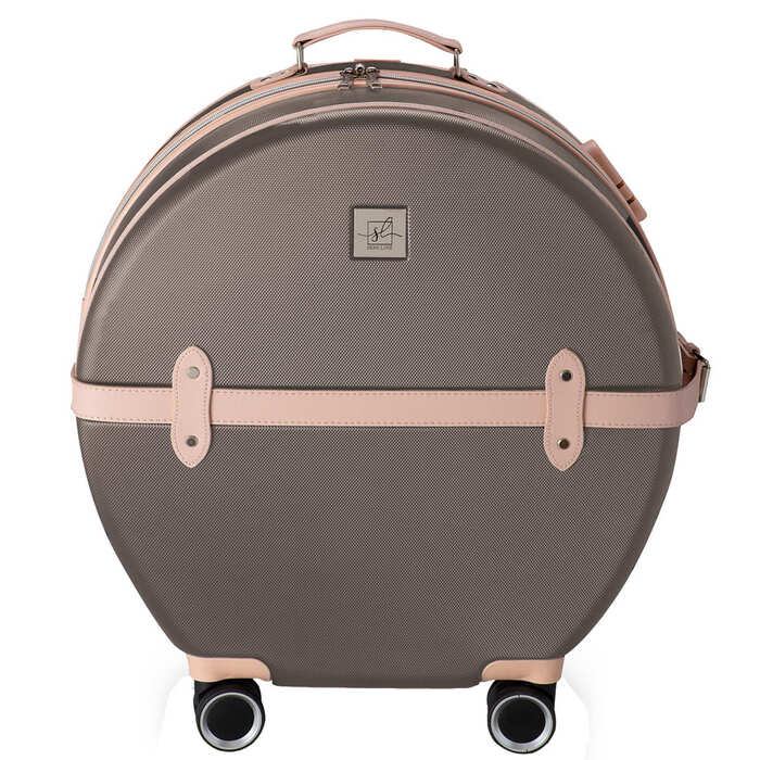 Валіза Semi Line 20' (S) Brown/Pink Cream (T5673-2)