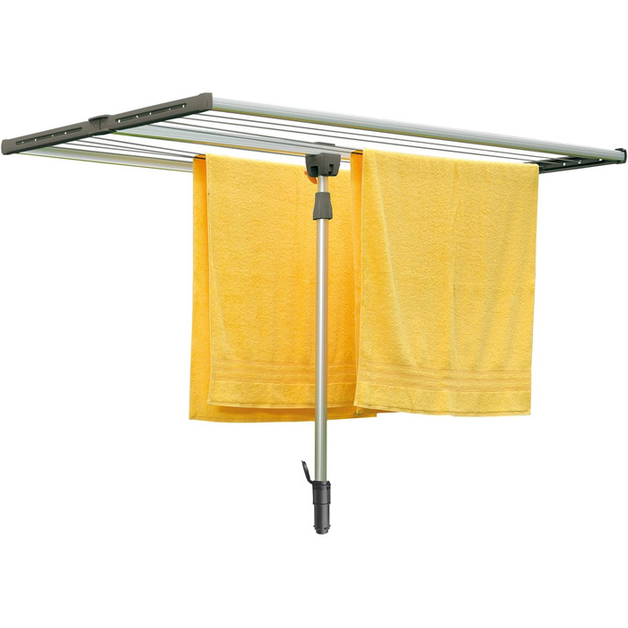 Сушарка для білизни JUWEL Swing 200 (на 2 завантаження пральної машини, довжина підвісу 18,9 м, окремо стояча сушарка з регулюванн