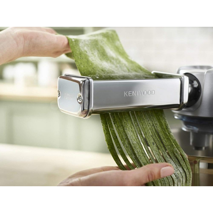Насадка для пасти Trenette Kenwood KAX983ME, аксесуар для кухонних комбайнів, сріблястий