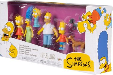 Сімпсони 175394 The Simpsons 6 см Фігурки в мультипакуванні, різнокольорові, 6 см