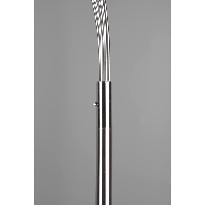Стійка LED-світильник Reality Reed R41031507, матовий нікель, 5 шт. 3.5 Вт LED, диммерний вимикач, сріблястий