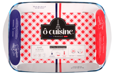 Форма для запікання O Cuisine, прозора, 40x27x7 см