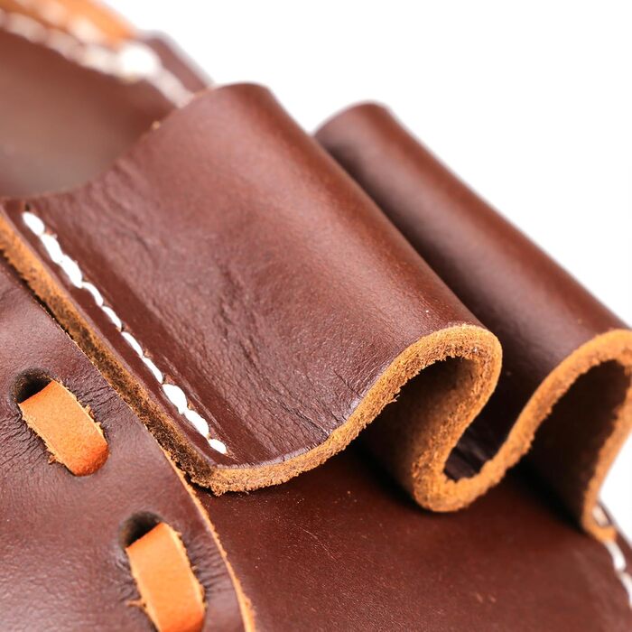 Багатофункціональний шкіряний поясний мішок EDC Організатор сумка пожежний стартер тримач для виживання на відкритому повітрі кемп