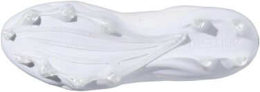 Кросівки для американського футболу adidas Unisex Adizero Chaos 17 Жіночі/18 Чоловічі Білі Срібні Металічні Білі