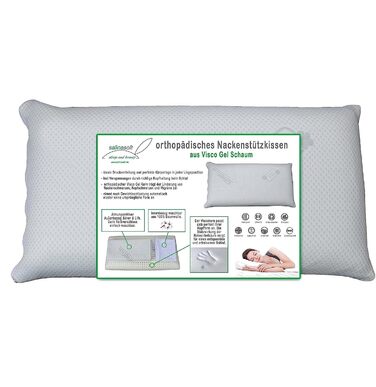 Ортопедична подушка для шиї 12 см Подушка для шиї з віскогелевого пінопласту з ефектом пам&39яті 7035 см ергономічна подушка для сну на спині та на боці, знімає тиск, чохол можна прати